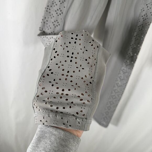 Aerie Leggings Women's Small Grey Pull On Breathable Side Pockets 27" Inseam - Picture 4 of 13